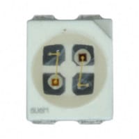 Dialight 597-7701-207F, 597 Series Bi-colour Green, Red LED, 570 / 628 nm PLCC 4, Round Lens