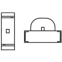 Dialight 597-2201-407F, 597 Series Amber LED, 606 nm 3020 (1208), Dome Lens SMD package