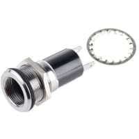 Dialight Chrome 17.5mm Panel Mount Indicator base