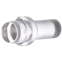 Dialight Panel Mount Light Pipe, 3mm Diameter Output, 0.250 in L, Flat Water Clear