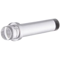 Dialight Panel Mount Light Pipe, 3mm Diameter Output, 0.500 in L, Flat Water Clear