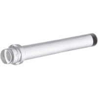 Dialight Panel Mount Light Pipe, 3mm Diameter Output, 0.830 in L, Flat Water Clear