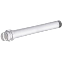 Dialight Panel Mount Light Pipe, 3mm Diamter Output, 1 in L, Flat Water Clear