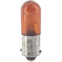 Dialight Lamp, LED, T-3 1/4, Mini Bayonet, Red, 14VDC, 15mA, 1050mcd, 100000 Hrs