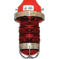 Dialight Obstruction Signal Beacon, Flashing/Steady LED, Red, 240VAC Sup, 860 Series