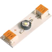 Dialight LED, Module, 1 LED, Cool White, Rectangle, 350mA, 3.42V, 1.65", 0.55", 0.29"