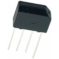 Diodes Inc Bridge Rectifier Single 600V 2A KBP4