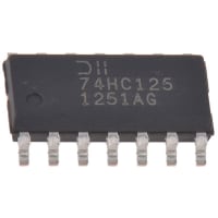 Diodes Inc 74HC Quad Tri-state Buffer OEL SO14