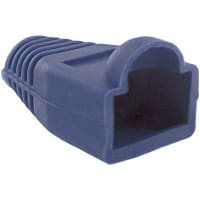 Aim Cambridge-Cinch Connectivity Solutions Plug Boot RJ45 connector Blue