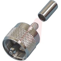 Aim Cambridge-Cinch Connectivity Solutions Straight Cable Mount UHF Connector Plug Crimp Termination RG-58 RG-58/U