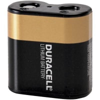 Duracell Battery, Non-Rechargeable, Lithium Manganese Dioxide, 6VDC, 1.3Ah, Photo, DuracellDL