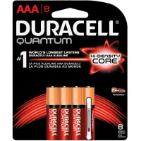 Duracell Battery, Non-Rechargeable, AAA, Alkaline, Pressure Contact, Quantum Alkaline Series