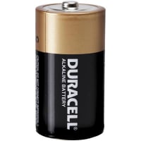 Duracell Battery, Non-Rechargeable, C, Alkaline-Manganese Dioxide, 1.5VDC, 7.8Ah, Coppertop