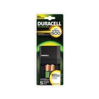 Duracell Battery Charger; 500 Ion Speed; w/2 AA Precharged Cells; 8-14 Hr Charge Time