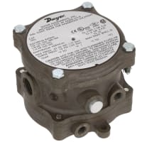 Dwyer Instruments Differential Pressure Switch, Explosion Proof, .15-.50in w.c., 1950 Series