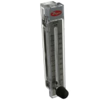 Dwyer Instruments Flowmeter, 10-100 SCFH, Air, 5" Scale, +/-3% Accuracy, SS, Type RMB, RM Series