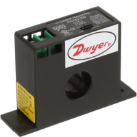 Dwyer Instruments Current Transformer, 10/20/50 A, 4-20 mA, Solid Core, CCT40 Series