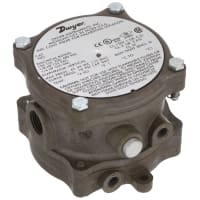 Dwyer Instruments Differential Pressure Switch, Explosion Proof, Deadband 4-20in w.c., 1950 Series