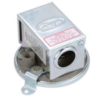 Dwyer Instruments Compact Low Diff Press Switch, Set Points 0.07in-20in w.c., 3%, 1900 Series