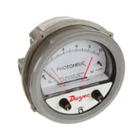 Dwyer Instruments Photohelic Differential Pressure Gauge & Switch, 0-10 in W.C.