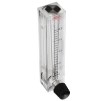 Dwyer Instruments Flowmeter, 0.2-2 GPM Water, 4" Scale, 3% Accur., Stainless, Type VFB, VF Series