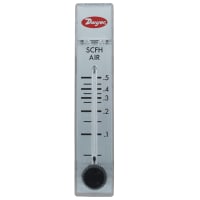 Dwyer Instruments Flowmeter, 20-200 SCFH, Air, 2" Scale, +/-4% Accuracy, SS, Type RMS, RM Series