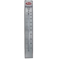 Dwyer Instruments Flowmeter, Model RMC, 200-1800 SCFH Air, 10" Scale, 2% Accuracy, Stainless Valve