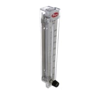 Dwyer Instruments Flowmeter, RMC, 40-400 SCFH, Air, SS, 2% Acc, 1/2in nptf, RMC Series