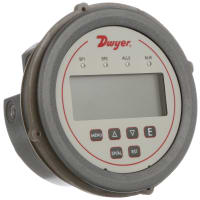 Dwyer Instruments Digital Pressure Switch, NPT 1/8in Female, 0-0.09 psi, DH3 Series