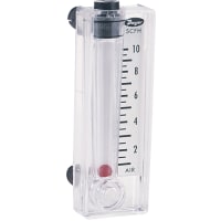 Dwyer Instruments Mini-Master Flowmeter, 10% Fs Acc, .2-2 Scfh Air