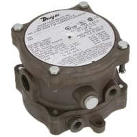 Dwyer Instruments Differential Pressure Switch, Explosion Proof, .15-.50in w.c., 1950G Series