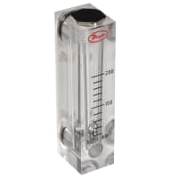 Dwyer Instruments Flowmeter, 20200 SCFH Air, 2" Scale, 5% Accuracy, Acrylic, Type VFA, VF Series