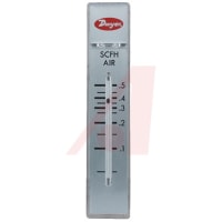 Dwyer Instruments Flowmeter, Range 100-1000 cc/min Air, No Valve