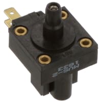 Dwyer Instruments Vacuum Switch, Air, 1/4" NPT, 10A 125/250 VAC, 0.13-1.16 psi, MVS Series