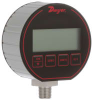 Dwyer Instruments Pressure Gauge, 4-Digit Display, 1000psi, +/-0.25% Accuracy, NEMA 4X, DPG Series