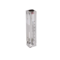 Dwyer Instruments Flowmeter, Model VFB, 6-60 GPH Water, 4-in. Scale, 3% Accuracy, Acrylic Body