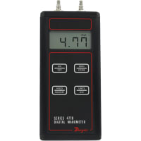 Dwyer Instruments Digital Manometer, Air Pressure, 0 to 100.0 psi, 200 psig, 477B Series