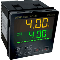 Dwyer Instruments TEMPERATURE Controller, 1/4 DIN, Relay/Relay, RS485, 2 Event Input