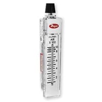 Dwyer Instruments Flowmeter, RMA, 5-50 LPM air, 2in scale, 4% Acc, Stainless steel valve, 1/8in nptf