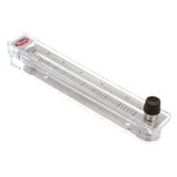 Dwyer Instruments Flowmeter, RMC, 1-10 scfm air, stainless steel valve, 2% Acc, 1/2in nptf