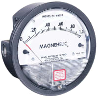 Dwyer Instruments Differential pressure gage, Magnehelic Series