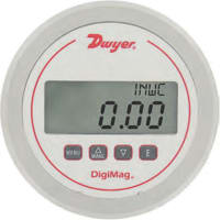 Dwyer Instruments Differential Pressure Gauge, 0.25-in W.C. Range, +/-2% Accuracy, NEMA 4X/IP66