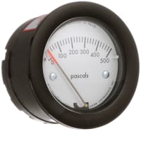 Dwyer Instruments Differential Pressure Gauge, 0-500 PA, 1/8" NPT, 2-5000 Series