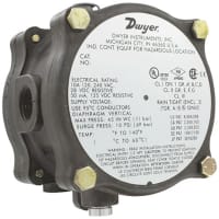 Dwyer Instruments PRESSURE SWITCH ATEX APPROVED