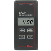 Dwyer Instruments 490-4 Digital Pressure Meter 100psi, Model 490-4