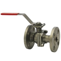 Dwyer Instruments 1" NEMA 4X Modulating, 24 VDC, 2-Piece Flanged Stainless Steel Ball Valve