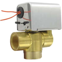 Dwyer Instruments W.E. Anderson Three-Way Zone Valve;120VAC;Close-Off Pr;14.5 psi;1.0 bar;.75" NPT