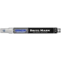 DYKEM Permanent Paint Marker, Black, Medium Tip, BRITE-MARK 916 Series