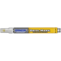 DYKEM Permanent Paint Marker, Yellow, Medium Tip, BRITE-MARK 916 Series