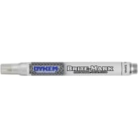 DYKEM Permanent Paint Marker, White, Medium Tip, BRITE-MARK 916 Series